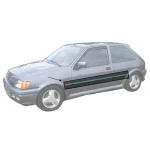 RC-CC-ESM-MK3RST-LH - Ford Escort Mk3 RS Turbo Side Mould - Green (Left Hand)