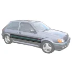 RC-CC-ESM-MK3RST-RH - Ford Escort Mk3 RS Turbo Side Mould - Green (Right Hand)