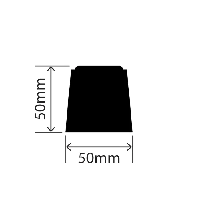 RC1330-50X50X200 - Rubber Dock Bumper - 50mm x 50mm x 200mm