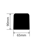 RC1330-65X90X125 - Rubber Dock Bumper - 65mm x 90mm