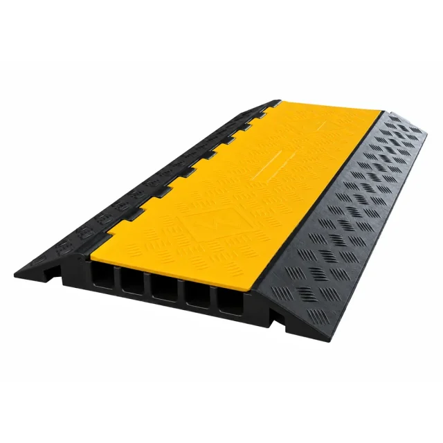 RC-HDCP-500X55 - Heavy-Duty Hi-Vis Cable Protector (1 Channel) - 500mm x 55mm x 0.9m