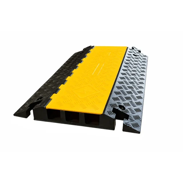 RC-HDCP-585X75 - Heavy-Duty Hi-Vis Cable Protector (3 Channel) - 585mm x 75mm x 0.9m