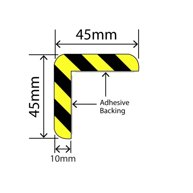 RC-PU-EP-001 - PU Foam Edge Protector - 45mm x 45mm