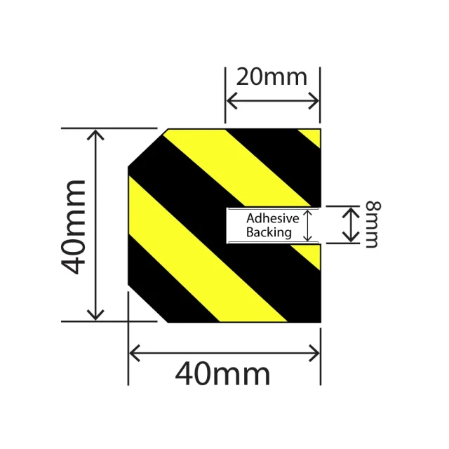 RC-PUEP-017 - Foam Edge Protector 40mm x 40mm