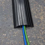 CP-10002 - Cord Protector - 74mm x 18mm - Network cables installed