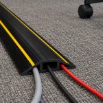 CP-10004 - Multi-Fit Cable Protector - 84mm x 19mm - Protecting cables in all three channels