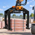 RC01117-6222 - Brick Stack Grab Rubber - Installed on Kinshofer KM 331