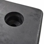 Rubber Dock Fender - 250mm x 100mm x 450mm - Bolt Hole