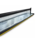 Rubber Corner Guard - 100mm x 100mm x 1m - Steel reinforcement plate