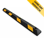 RC10-WS-150X100 - Rubber Wheel Stop - 100mm x 150mm x 1.82m - Available for same day dispatch